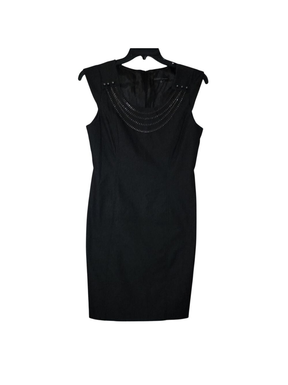 Sandra Darren Black Sleeveless Dress Size 10